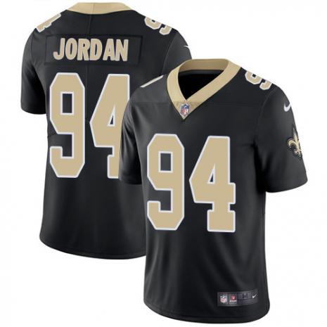 Men's New Orleans Saints #94 Cameron Jordan Black Vapor Untouchable Limited Stitched NFL Jersey